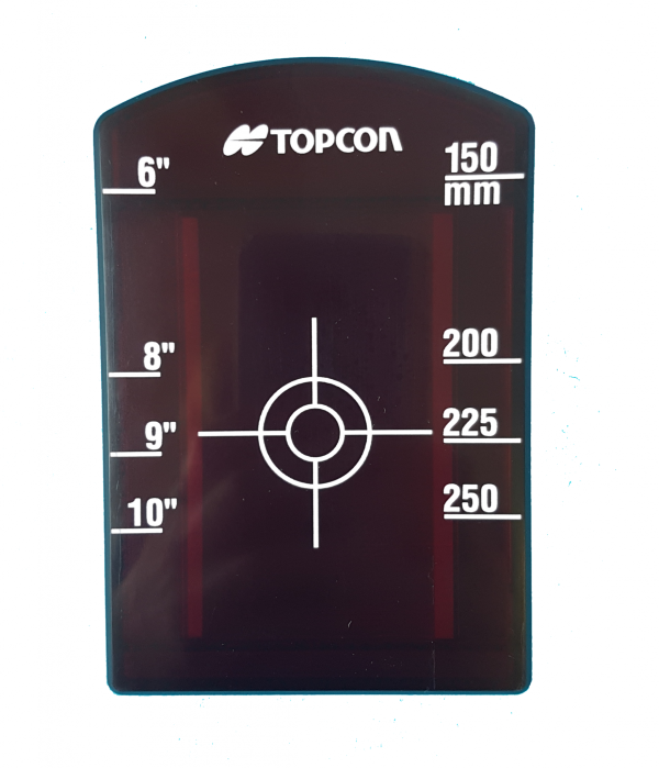 Topcon TP-L Series Pipe Laser Target Insert Front