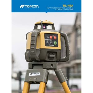 Topcon RL-H5A Rotating Laser Level Brochure from JB Sales Limited