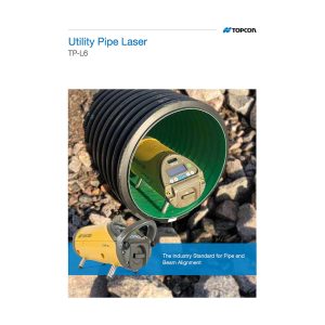 Topcon TP-L6 Pipe Laser Brochure from JB Sales Limited